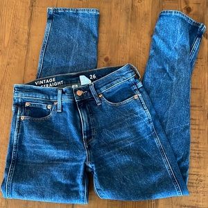 J Crew Vintage Slim Straight Jeans